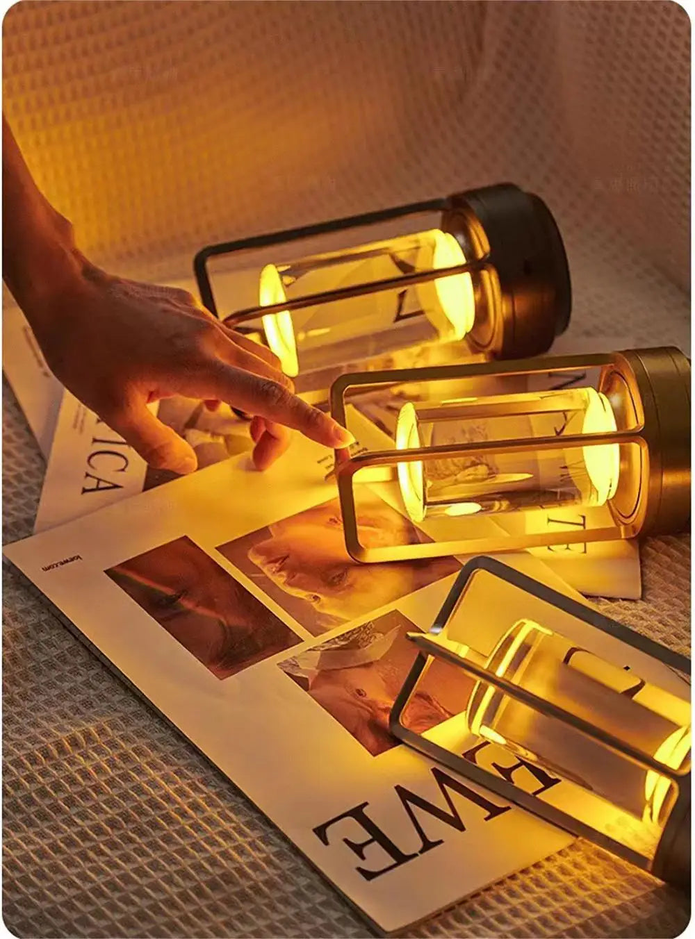 Soluna - Rechargeable Touch LED Table Lantern